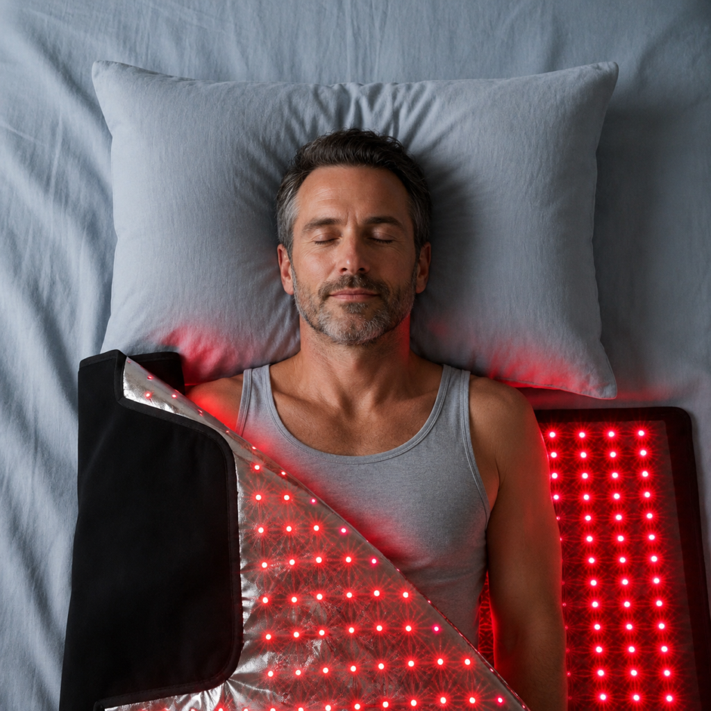 Red light therapy blanket for full body light therapy and wellness applications