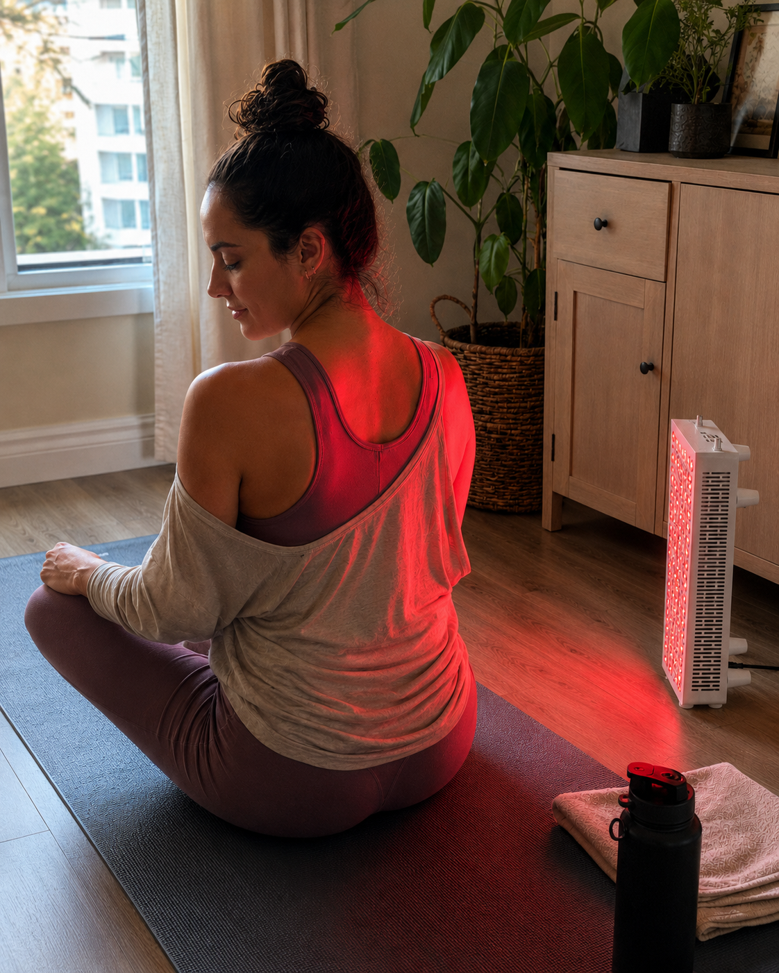 Yoga corner shoulder back