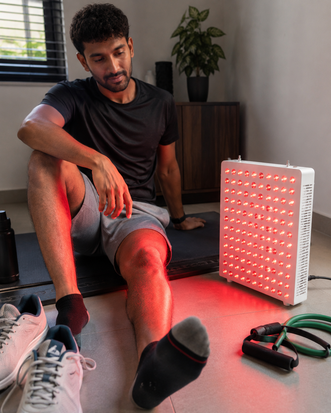 Home gym leg coverage
