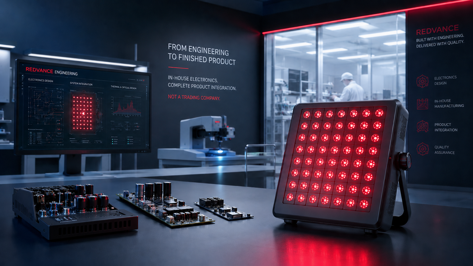 RedVance in-house electronics manufacturing